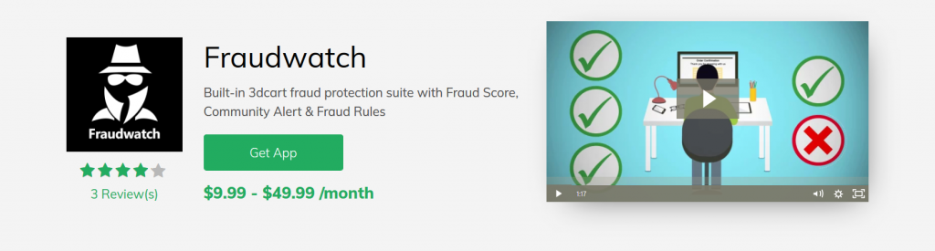 Fraudwatch 3dcart App