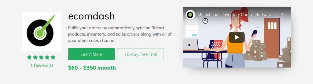 ecomdash 3dcart App