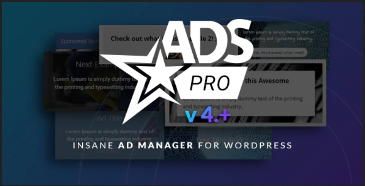 Ads Pro Plugin - Multi-Purpose WordPress Advertising Manager