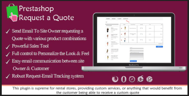 Prestashop Request a Quote