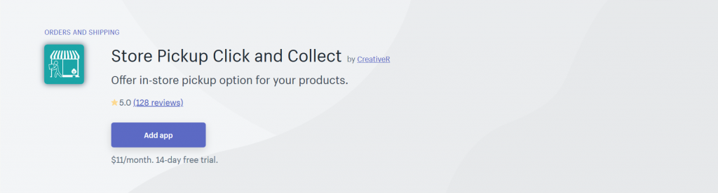 Store Pickup Click and Collect
