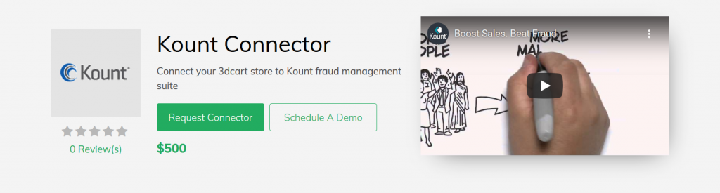 Kount Connector 3dcart App