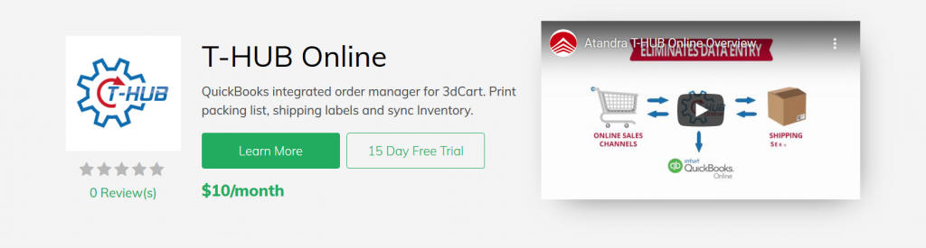 T-HUB Online 3dcart App