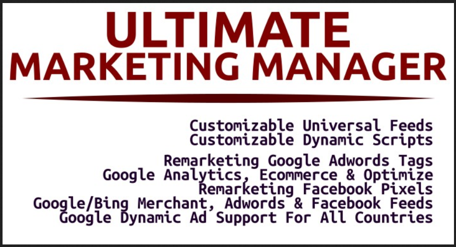 Ultimate Marketing Manager OpenCart Extension