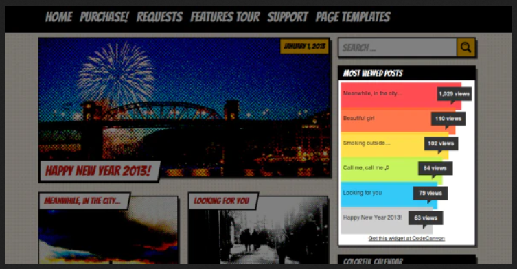 Popular Posts Bar Widget WordPress Plugin
