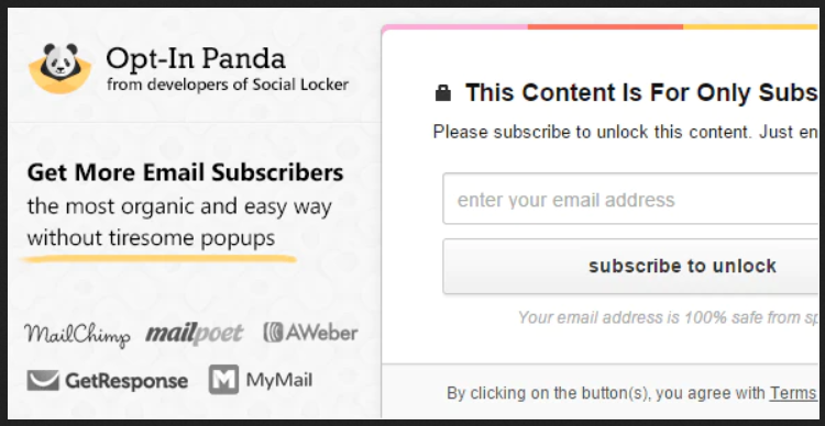 Opt-In Panda WordPress Plugin