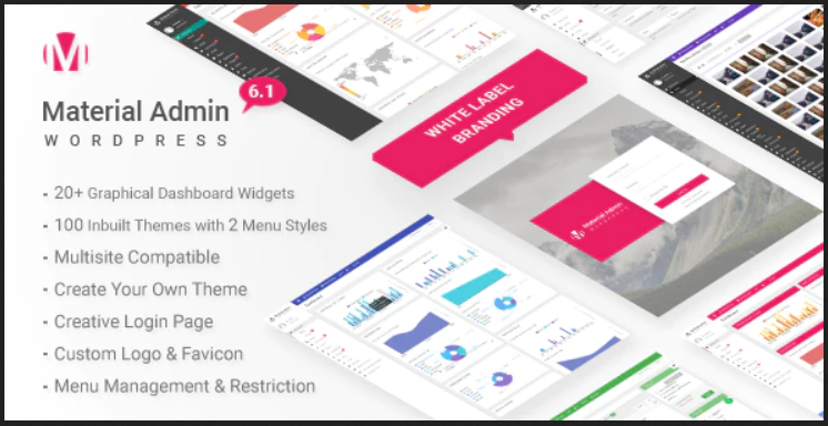 Material - White Label WordPress Admin Theme