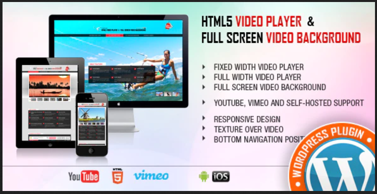 Video Player & FullScreen Video Background WordPress Plugin