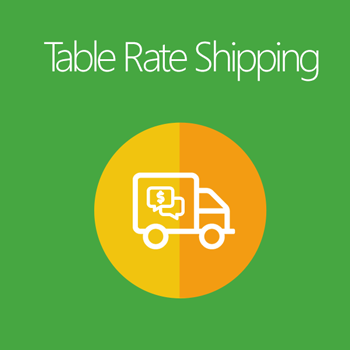 Table Rate Shipping for Magento 2
