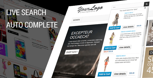 Ajax Live Search Prestashop Module