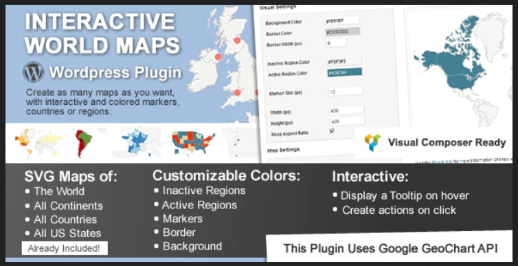 Interactive World Maps Utilities WordPress Plugins