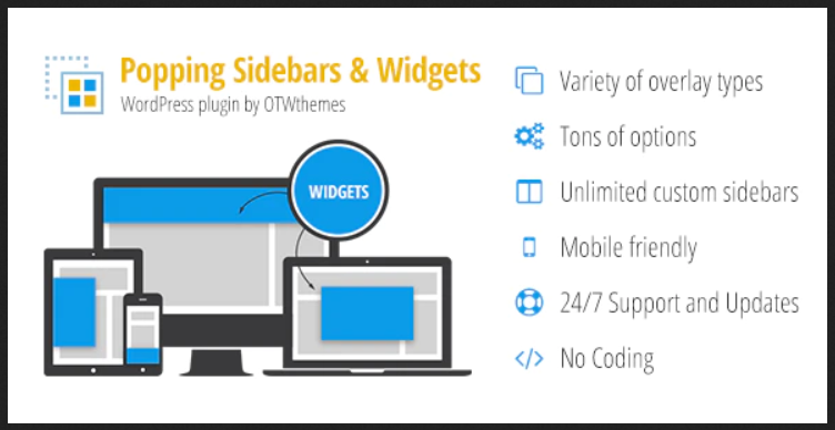Popping Sidebars and Widgets for WordPress