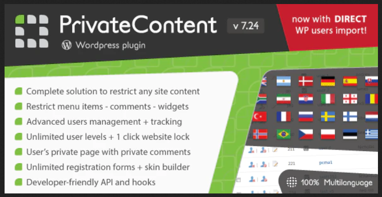 PrivateContent - Membership WordPress Plugin