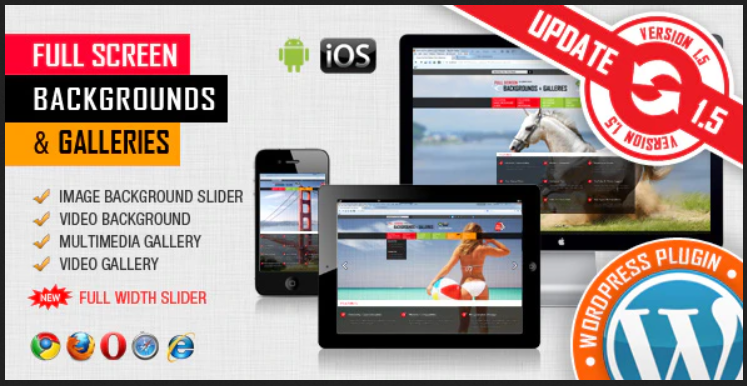 Image&Video FullScreen Background WordPress Plugin