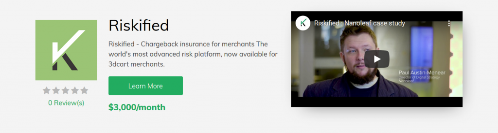 Riskified 3dcart App