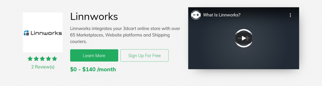 Linnworks 3dcart App