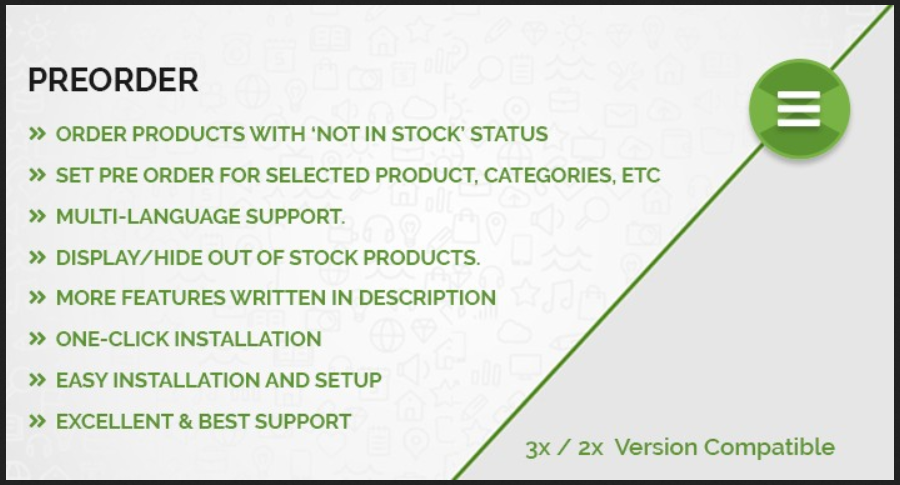 Pre-Order Manager OpenCart Extension