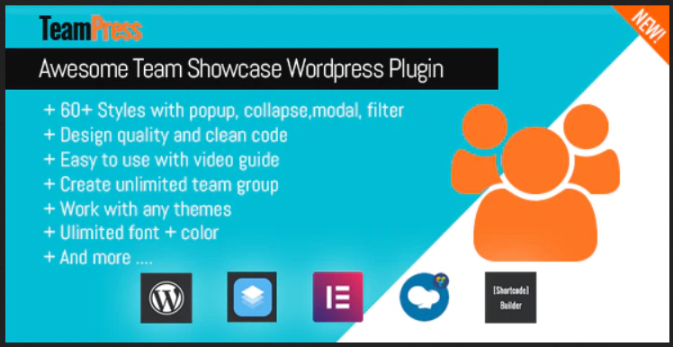 TeamPress - Interface Elements Elementor WordPress Plugin
