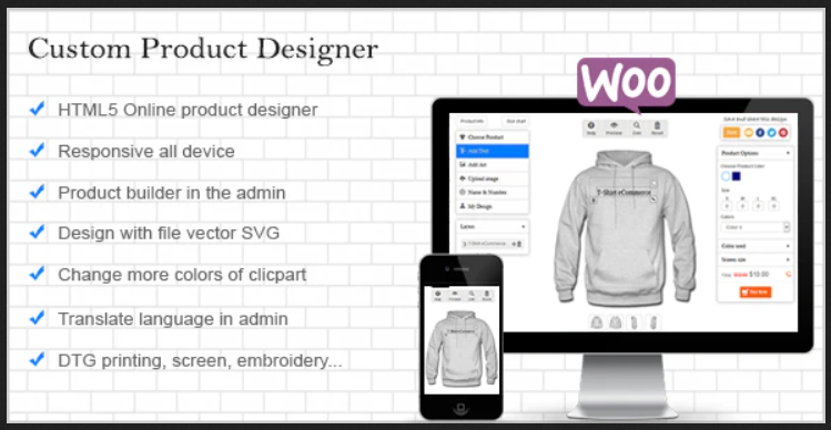 WooCommerce Custom Product Designer