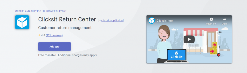 Clicksit Return Center