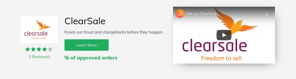 ClearSale 3dcart App