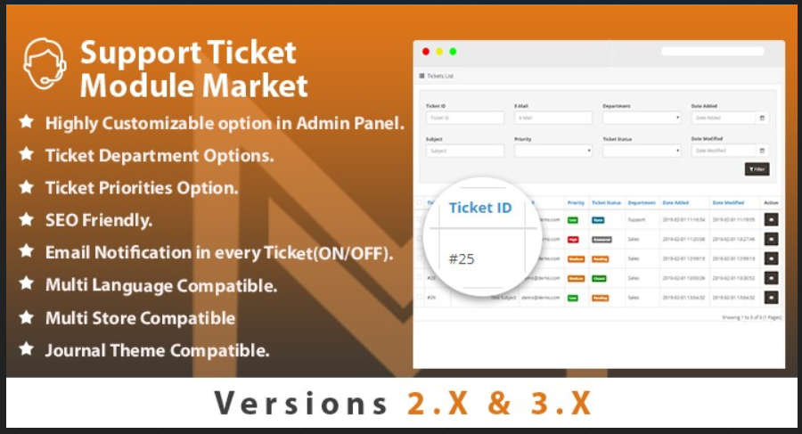 Support Tickets OpenCart Extension