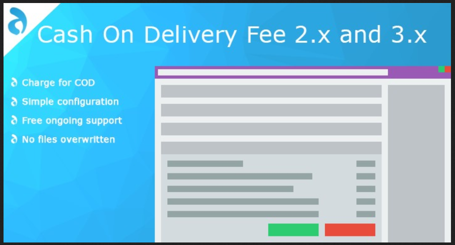Cash On Delivery Fee OpenCart Extension