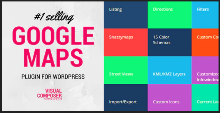 Advanced Google Maps Utilities WordPress Plugin
