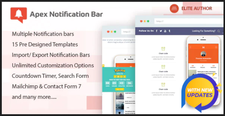 Apex Notification Bar WordPress Plugin