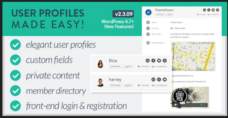 User Profiles Made Easy WordPress Plugin