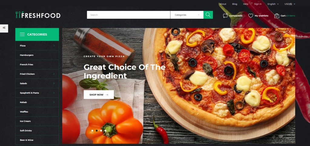 Freshfood - Food & Beverages PrestaShop Theme