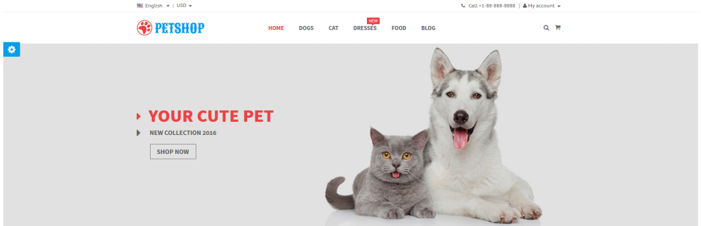 Pet Shop - Animals & Pets PrestaShop Theme