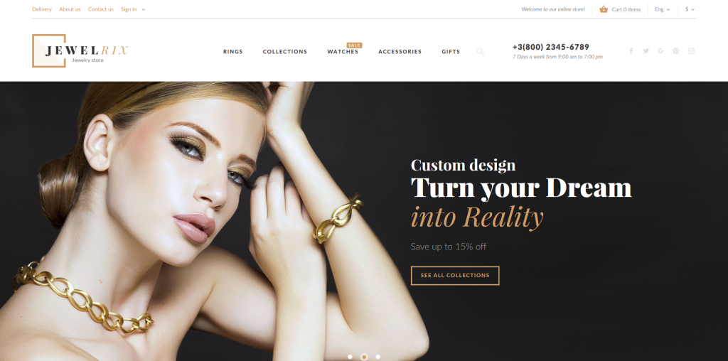 Jewelrix - Jewelry PrestaShop Theme