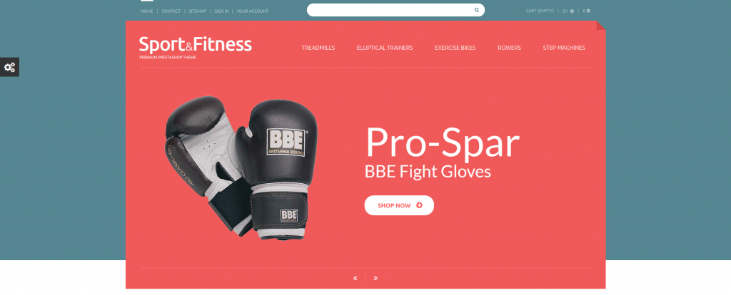 Free Sport Shop PrestaShop Theme