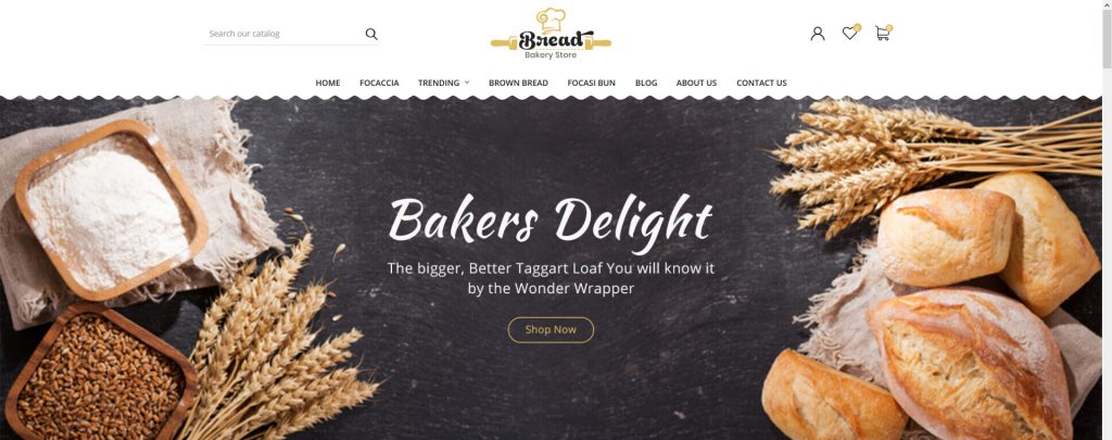 Bread bakery PrestaShop Theme