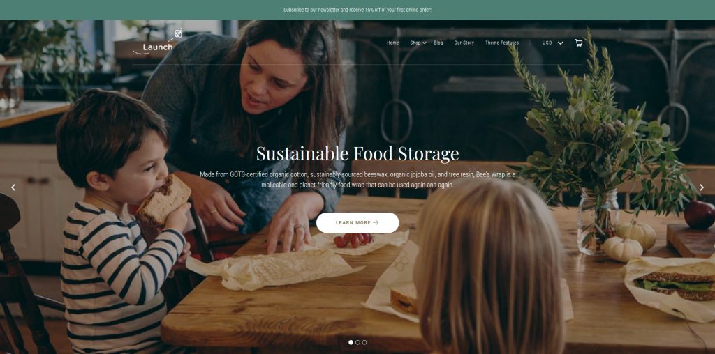 Launch Shopify Theme