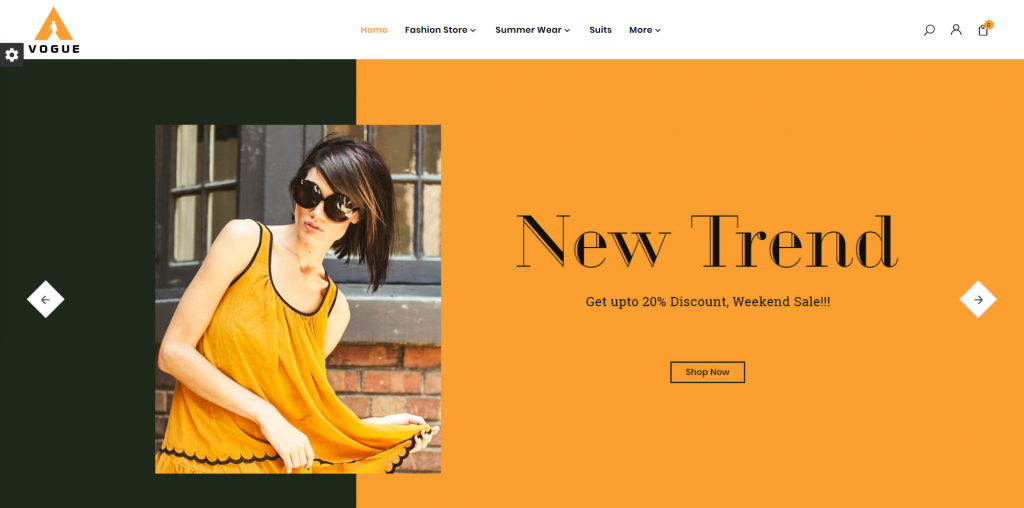 Free Vogue Fashion Store Premium PrestaShop Theme