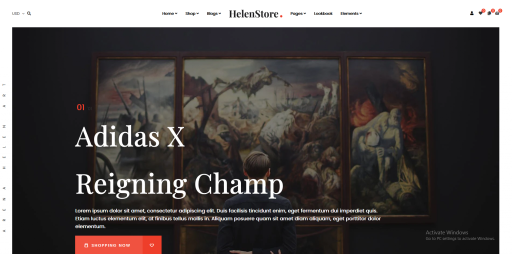 Helen - Art & Photography Shopify Theme