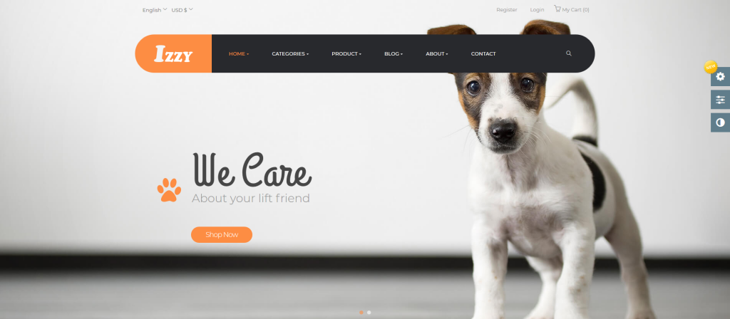 Bos Izzy - Animals & Pets PrestaShop Theme