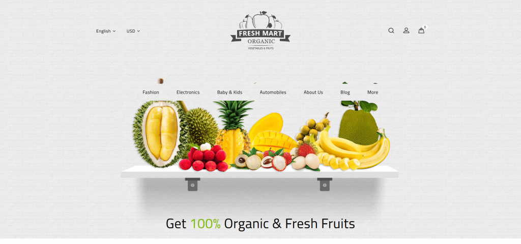 Farm Fresh Organic - Food & Beverages PrestaShop Theme