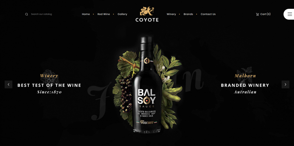 Covote Wine Alcohol Store - Drinks & Tobacco PrestaShop Theme