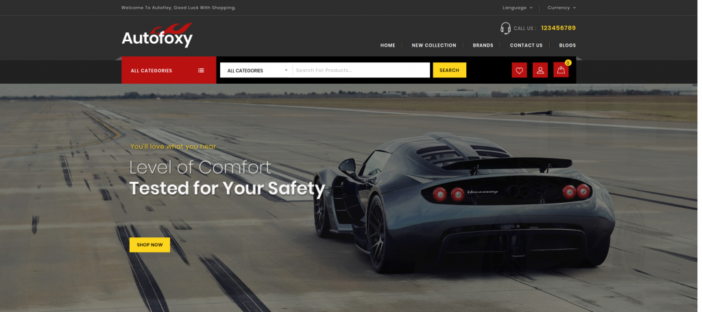 Autofoxy - Autoparts OpenCart Theme