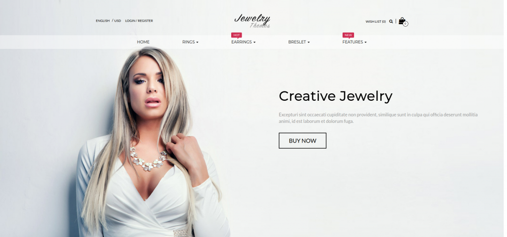 Jewelry OpenCart Theme