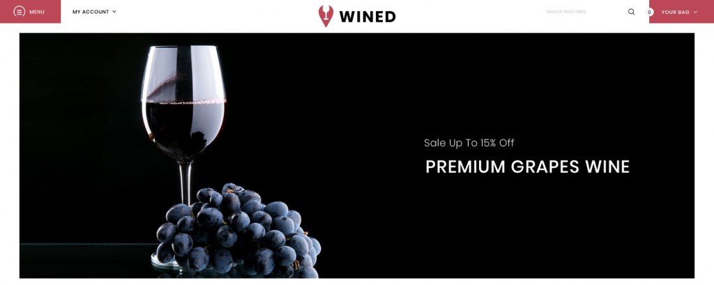 Wined - Wineshop OpenCart Theme