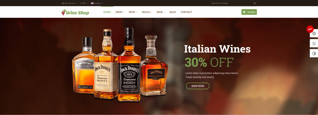 Leo Wine Store - Drinks & Tobacco PrestaShop Theme