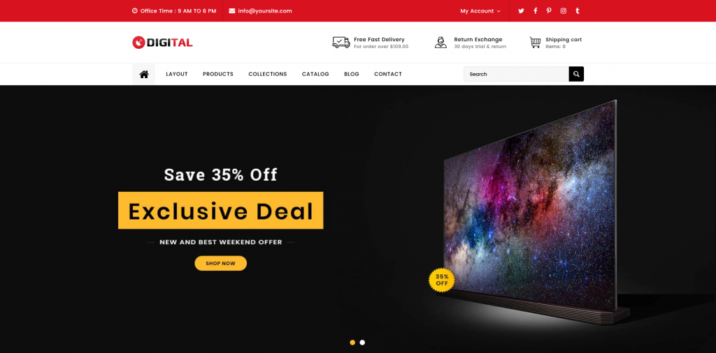 Digital Shopify Theme