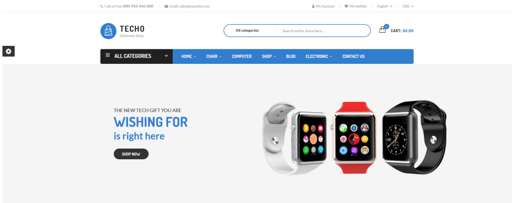 Techo PrestaShop Theme