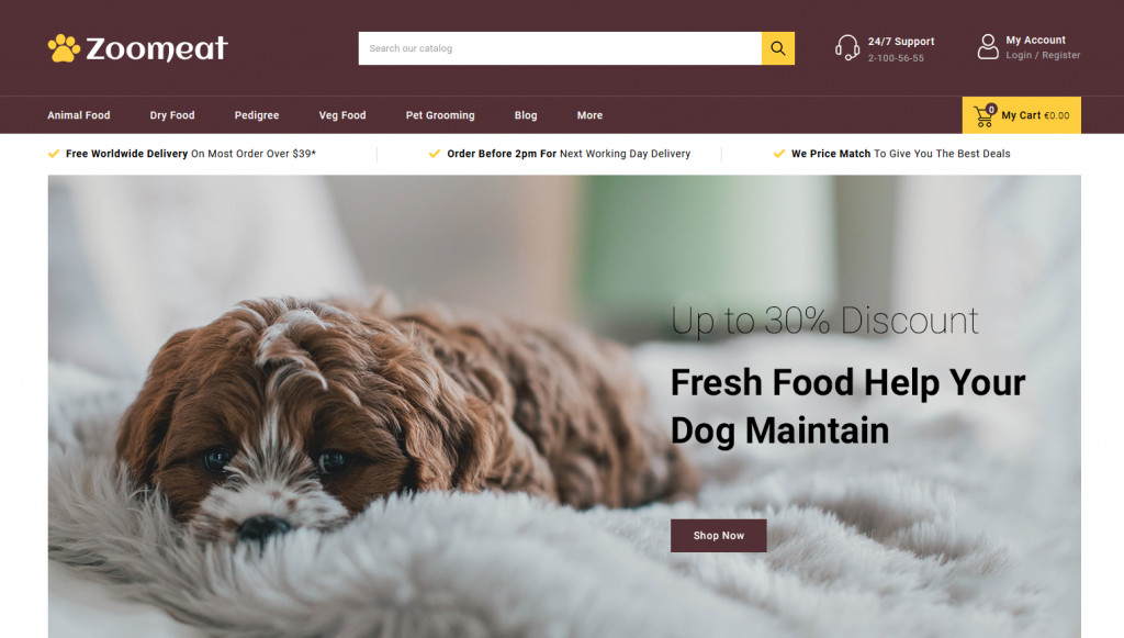 Zoomeat PrestaShop Theme