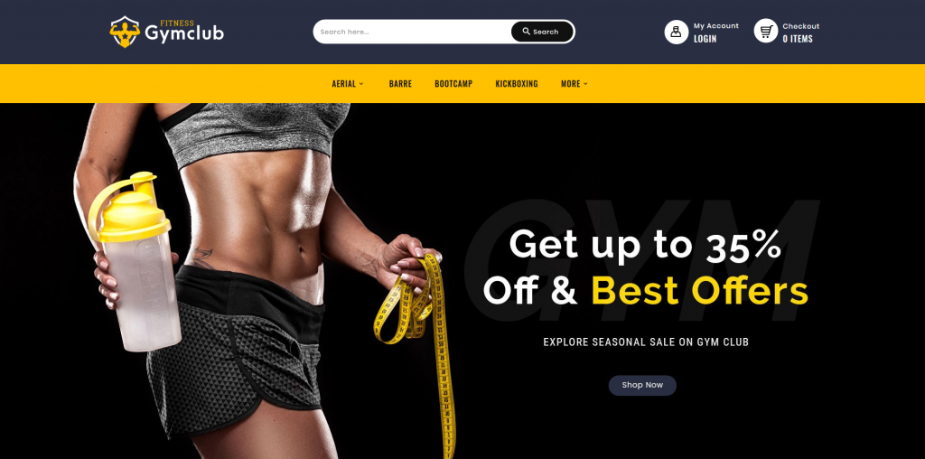 Gym Club - Sport & Fitness PrestaShop Theme
