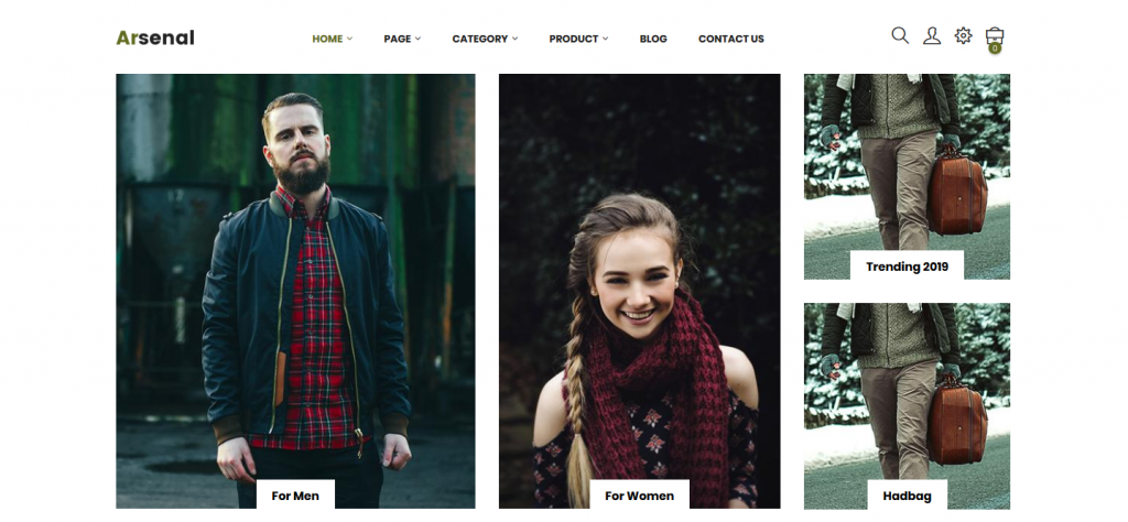Arsenal - Fashion and Shoes PrestaShop Theme